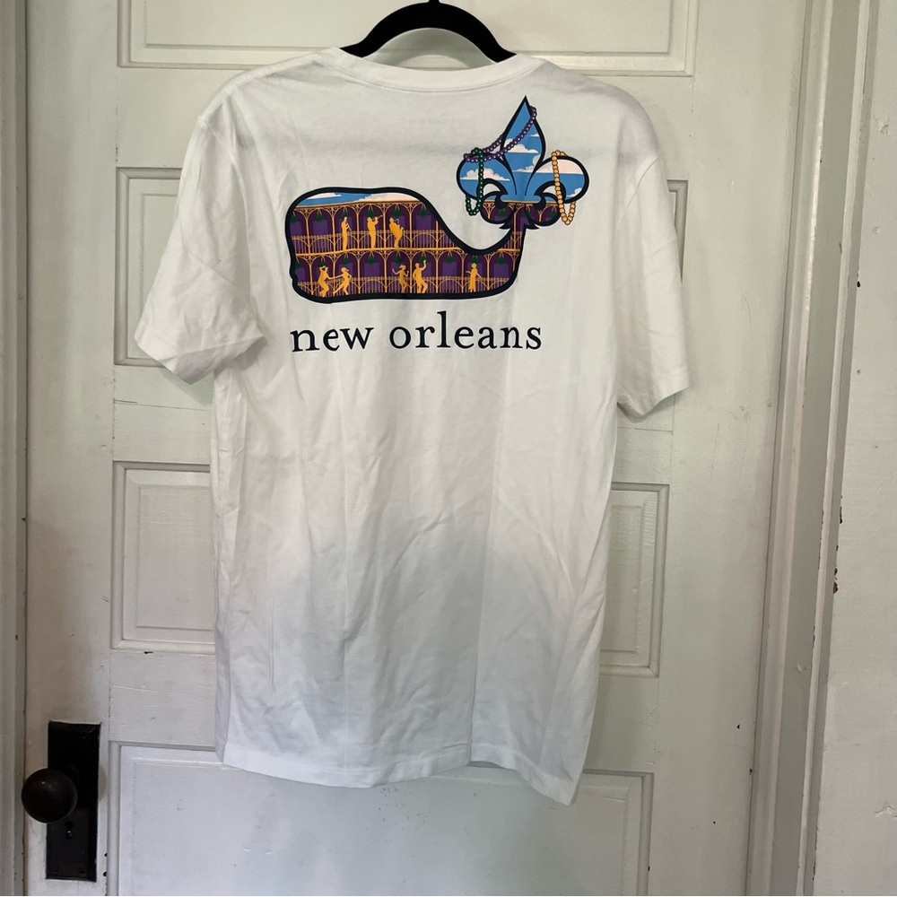 New Orleans Vineyard Vines Mardi Gras Short Sleeve T shirt